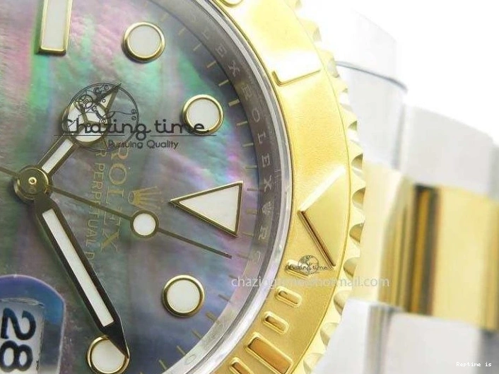 1227 MultiPurpose Yacht-Master 116622 JF Best Edition SS YG Gray MOP Dial On Bracelet A 3863